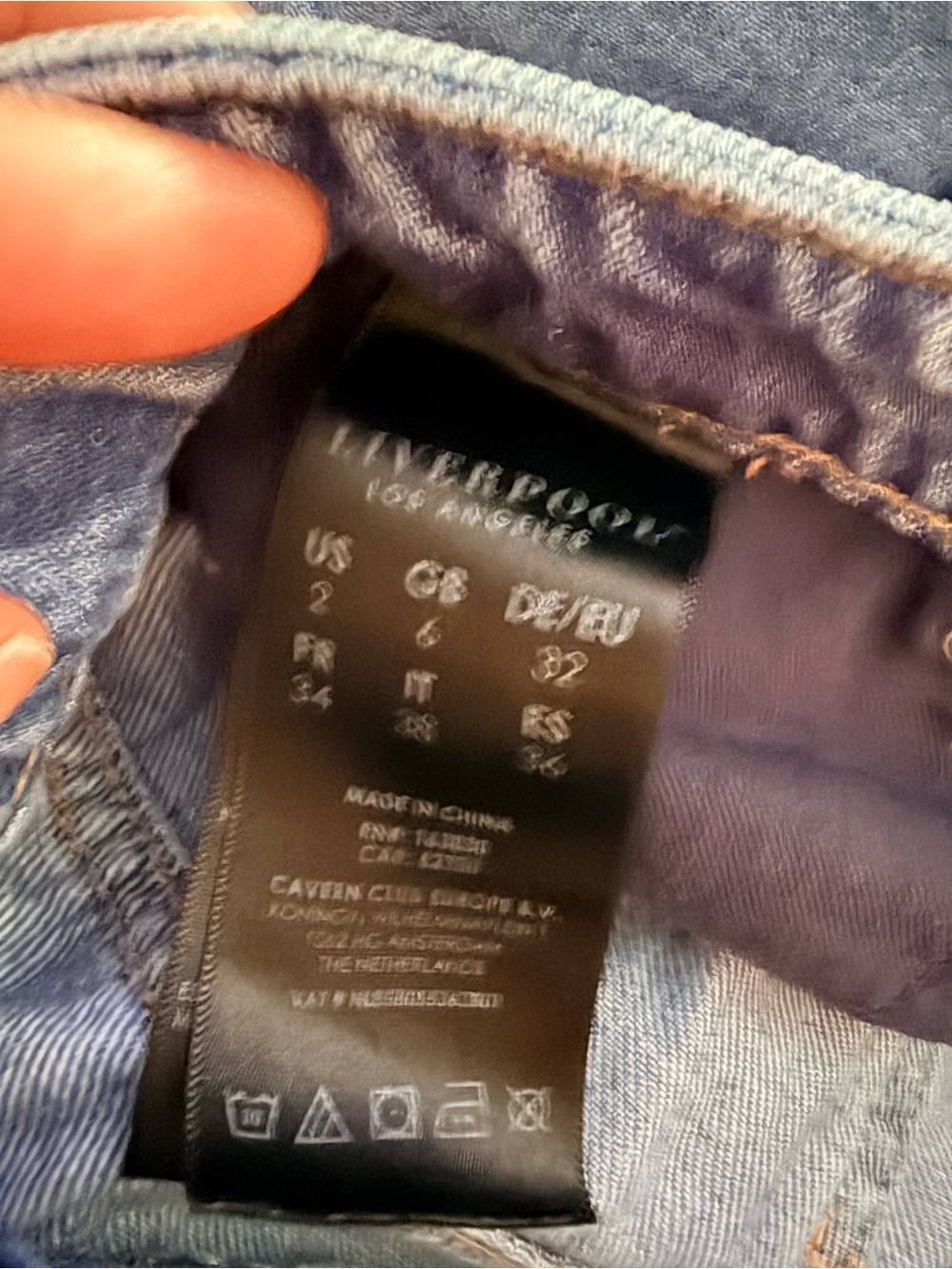 Liverpool Ankle Crop Jeans in Light Blue